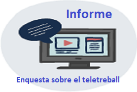 Dades quantitatives de l'Enquesta sobre el Teletreball feta al PAS